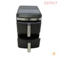 Produktbild: GOURMETmaxx Heißluftfritteuse Airfryer Doppelkammer Schwarz 12L DEFEKTWARE