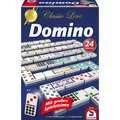 Produktbild: Schmidt Spiele Classic Line, Domino, mit extra großen Spielfiguren
