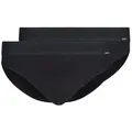 Produktbild: Skiny Slip 2er Pack Basic (Spar-Set, 2-St) Slip / Unterhose - Baumwolle - ohne Eingriff - Atmungsaktiv schwarz XXL