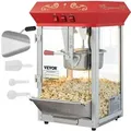 Produktbild: VEVOR Popcornmaschine Popcornautomat Popcorngerät 850 W, 8 oz Kessel für 48 Tassen pro Ladung, Popcornmaschine für die Arbeitsplatte mit gehärtete