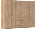 Produktbild: rauch Drehtürenschrank Kleiderschrank Schrank Garderobe Schlafzimmerschrank EVELYN (in 2 Höhen 197 oder 210 cm erhältlich, inkl. SOFT-CLOSE-FUNKTION) in elegantem Stil mit Schubladen 3 Breiten und 2 Höhen MADE IN GERMANY