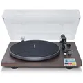 Produktbild: Blaupunkt TT 200 TX Plattenspieler mit Deckel, gefedertes Gehäuse, Plattenspieler mit Audio Technica MM System, Turntable, 2 Geschwindigkeiten, Abschaltautomatik, Antiskating, Riemen-Antrieb