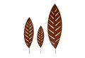 Produktbild: UNUS GARDEN Gartenstecker Roststecker Palmblätter 3er Set