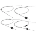 Produktbild: Baudenzug Komplettes Bowdenzug Set grau für Simson Schwalbe KR51/2 Mopedzubehör