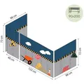 Produktbild: Hoppekids Vorhang für Spielbett 90x200  Construction , mehrfarbig , Maße (cm): B: 380 H: 72