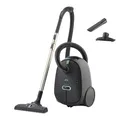 Produktbild: AEG CLEAN 6000 ÖKO Staubsauger mit Beutel, Hohe Saugleistung, Zusatzdüsen, XL-Räder, Edelstahl-Teleskoprohr, aus 65% Recyclingmaterial, 12 m Kabel, 850 Watt, Zubehör, Grau, AB61C1OKO