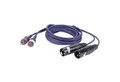 Produktbild: DAP DAP FL26 - 2 RCA male L/R to 2 XLR/M 3P 3 m Audio-Kabel, (300 cm)