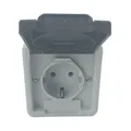 Produktbild: 444030 Steckdose mit Klappdeckel IP44