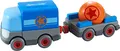 Produktbild: HABA 304820 - Kullerbü – Batterie-LKW mit Anhänger, Zubehör für alle Kullerbü-Bahnen, mit Batterieantrieb, ab 2 Jahren, Blau