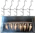 Produktbild: RäUCHERHAKEN X 5 - Haken zum Fischen Fisch Raucherhaken fleischhaken Räucherei