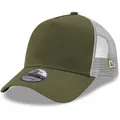 Produktbild: New Era A-Frame Mesh Trucker Cap - Essential Oliv
