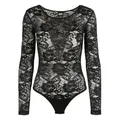 Produktbild: URBAN CLASSICS Body Urban Classics Damen Ladies Lace Longsleeve Body schwarz XS