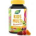 Produktbild: Vitamine Kinder Multivitamin Gummibärchen - Immunsystem stärken Kinder Jugendliche Vitamine B Komplex B3 B6 B12 C und Zink - 60 Vitamin Gummies ohne Gluten Laktose Gelatine ab 4 Jahren