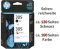 Produktbild: Original HP 305 Tinte Patronen Multipack SET HP305XL Druckerpatrone DeskJet OVP