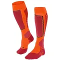 Produktbild: FALKE Skisocken SK2 Intermediate (1-Paar) mit mittelstarker Polsterung für Komfort und Kontrolle orange 39-41