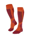 Produktbild: FALKE Herren Skisocken SK2 Intermediate M Kh Wolle Funktionsmaterial warm dick 1 Paar, Orange Flash 8288, 39-41