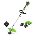 Produktbild: 48V Akku Rasentrimmer 40cm 2x24V Greenworks GD24X2TXK4x mit 2x4Ah Batterie