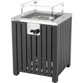 Produktbild: tepro Gasfeuerstelle »Topeka«, L 50 x B 50 x H 62 cm, Glasschutz, aus Stahl
