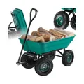 Produktbild: tectake® Gartenwagen, mit Kippfunktion, leichtgängige Lenkachse, Belastbarkeit 120 kg