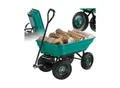Produktbild: tectake® Gartenwagen, mit Kippfunktion, leichtgängige Lenkachse, Belastbarkeit 120 kg
