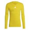 Produktbild: adidas Herren Team Base Tee Langarm T-Shirt, Team Yellow, XS