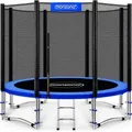 Produktbild: No Brand - monzana® Trampolin ø 305 cm Komplettset inkl. Sicherheitsnetz Leiter Randabdeckung & Zubehör Kindertrampolin Gartentrampolin
