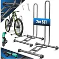 Produktbild: KESSER Fahrradständer, Fahrradständer für Mountainbike, E-Bike, Citybike, Rennrad, MTB grau 2er Set