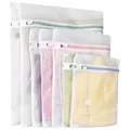 Produktbild: Newaner 7 stück wäschenetz für waschmaschin, 3 größen wäschesäcke, verformung und falten der kleidung zu verhindern, wäschebeutel mit reißverschluss für pullover, hemden, unterwäsche, strümpfe