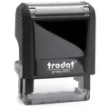 Produktbild: trodat Textstempel Print 4.0 44084 38x14mm 4zlg Kissen sw Gutschein