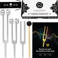 Produktbild: Stimmgabel Set für Heilung 128 Hz, 256 Hz, 512 Hz – Essentielles Zubehör für ...