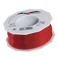 Produktbild: PRÄSENT Geschenkband Lyon 40 mm x 25 m rot 4644025-609