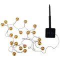 Produktbild: Pauleen Paulmann Lichterketten Solar Glamour IP44 2,8m 3000K 5,5lm Gold 48183