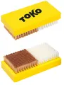 Produktbild: TOKO Base Brush Nylon/Cooper Kombi Bürste zum Ausbürsten von Wachs NEU !!!