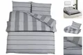 Produktbild: Bettwäsche-Set Grau 220x240 Cm Baumwolle