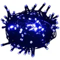 Produktbild: vidaXL Lichterkette mit 400 LEDs Blau 40 m 8 Lichteffekte