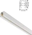 Produktbild: Nordic Aluminium GLOBAL Trac Pro 3-Phasen Stromschiene 2m, weiss | XTS 4200-3