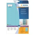 Produktbild: HERMA Special - Papier - matt - permanent selbstklebend - perforiert - Blau - 38 x 297 mm 125 Etikett(en) (25 Bogen x 5)