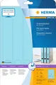 Produktbild: Ordneretiketten A4 blau 38x297 mm Papier matt blickdicht 100 St.