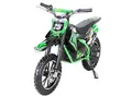 Produktbild: Kinder-Crossbike Gepard, Elektro-Kindermotorrad, 500 Watt, bis 24 km/h, verstärkte Gabel, ab 8 J. (Grün)