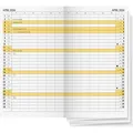 Produktbild: Brunnen Taschenkalender Ersatzkalendarium 2026, 1 Monat auf 2 Seiten, A6