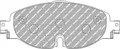 Produktbild: FERODO RACING Bremsbelagsatz, Scheibenbremse FCP4433H
