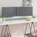 Produktbild: Vidaxl - TV-Aufsatz/Monitorerhöhung Glas Grün 110x30x13 cm