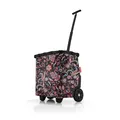 Produktbild: reisenthel carrycruiser Tragbarer Einkaufstrolley mit stabilem Aluminiumrahmen, Schultergurt und herausnehmbarer Netz-Innentasche Aus wasserabweisendem Material, Farbe:Paisley Black