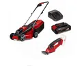 Produktbild: Einhell Akkurasenmäher City-Rasenmäher GE-CM 18V + Grasschere +Akku 2.5 A Ladegerät