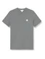 Produktbild: Calvin Klein Herren Ss Badge 30S Jersey Classic Tee Lv04Rc272G T-Shirts, Grey (Med Grey Htr), M
