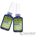 Produktbild: 2x 15g PETEC GEWINDEDICHTUNG BLAU FLÜSSIGDICHTUNG MITTELFEST KLEBER