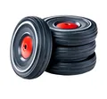 Produktbild: Big - Bobby Car Whisper Wheels - Flüsterräder für Big-Bobby-Car-Classic ab Baujahr 2000, Reifen-Set mit Befestigungsclips und Montageanleitung, für Kinder ab 1 Jahr