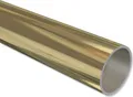 Produktbild: Interdeco Metallrohr 20 mm Ø, Rohr für Gardinenstangen, Messing-Optik, 100 cm