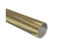 Produktbild: INTERDECO Gardinenrohr, (Stück, 20 mm Durchmesser), Messing-Optik