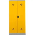 Produktbild: PROREGAL Gefahrstoffschrank Snake HxBxT 195 x 92 x 42 cm Grau-Rapsgel
